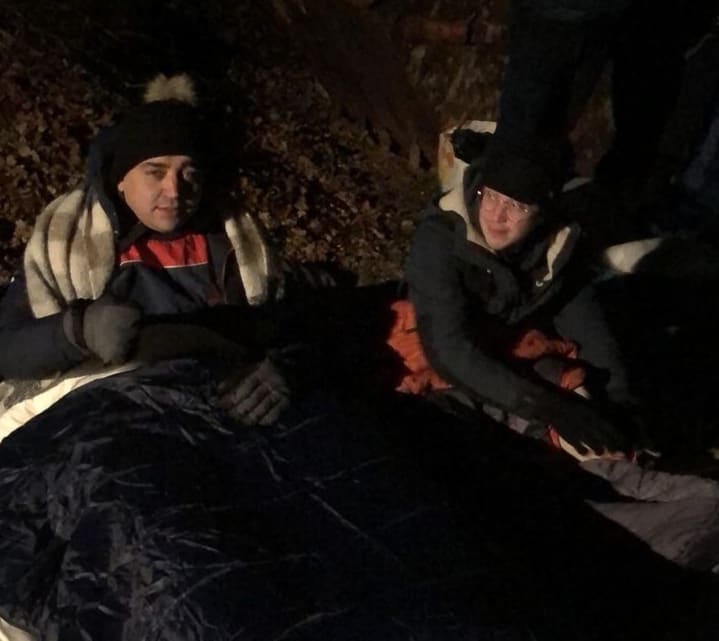 Runway Training sleep out for Mental Health Resource