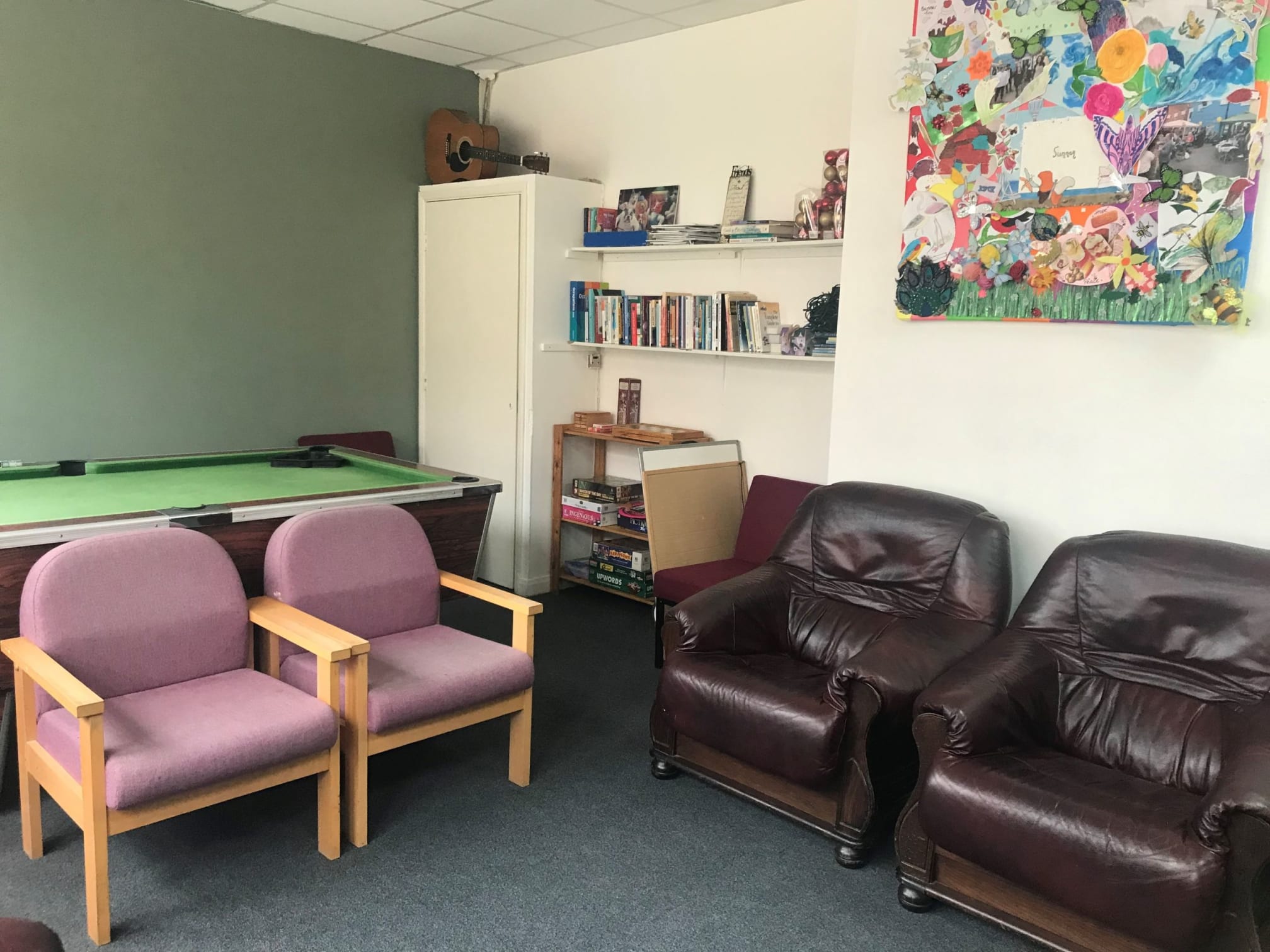 Mental Health Resource Hub lounge