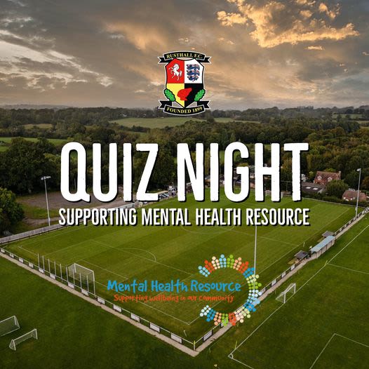 Rusthall FC Quiz night for Mental Health Resource